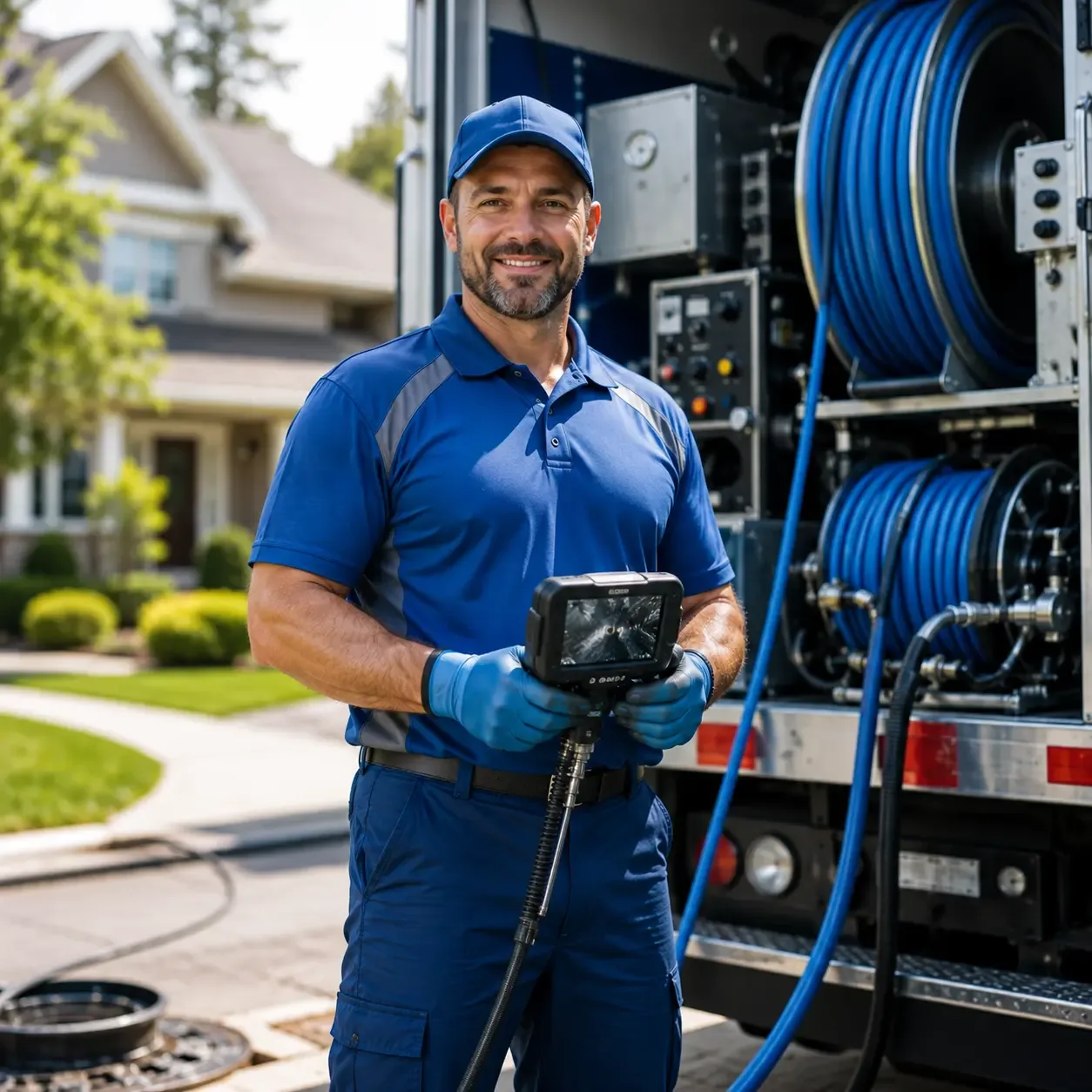 Local outdoor drain cleaning specialists in Weimar, TX